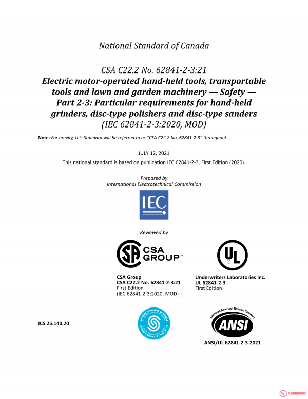 UL 62841-2-3 PDF